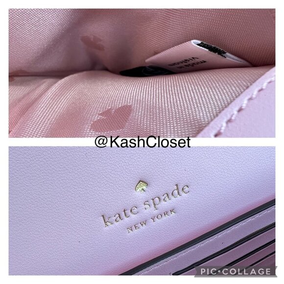 Kate Spade Staci Pineapple Printed Small Flap Crossbody  Pink Multi - Picture 9 of 9